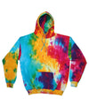 Multi Rainbow - Rainbow tie-dye hoodie Hoodies Colortone Festival, Home of the hoodie, Hoodies, Oversized, Pastels and Tie Dye Schoolwear Centres