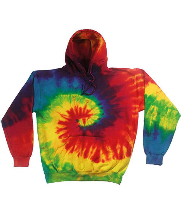 Rainbow - Rainbow tie-dye hoodie Hoodies Colortone Festival, Home of the hoodie, Hoodies, Oversized, Pastels and Tie Dye Schoolwear Centres