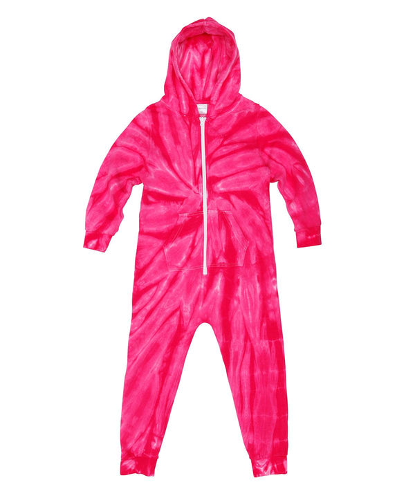 Spider Pink - Kids tonal spider all-in-one Onesies Colortone Junior, Lounge & Underwear Schoolwear Centres