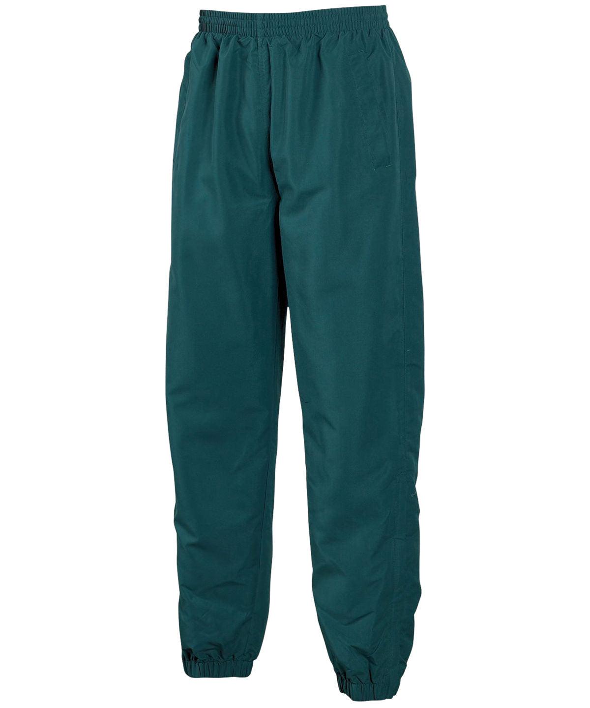 Dark Green - Lined tracksuit bottoms Trousers Tombo Must Haves, Sports & Leisure Schoolwear Centres