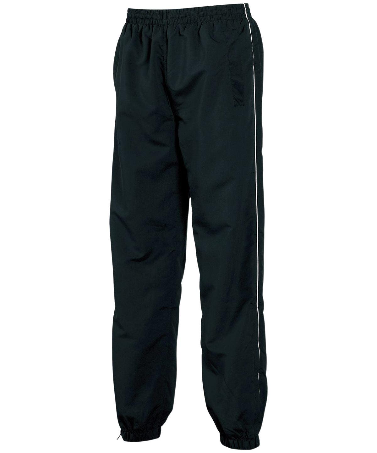 Black/White piping - Piped lined training bottoms Tracksuits Tombo Sports & Leisure Schoolwear Centres
