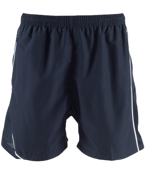 Navy/Navy/White Piping - Lined performance sports shorts Shorts Tombo Sports & Leisure Schoolwear Centres