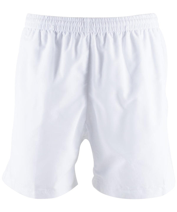 White - Lined performance sports shorts Shorts Tombo Sports & Leisure Schoolwear Centres