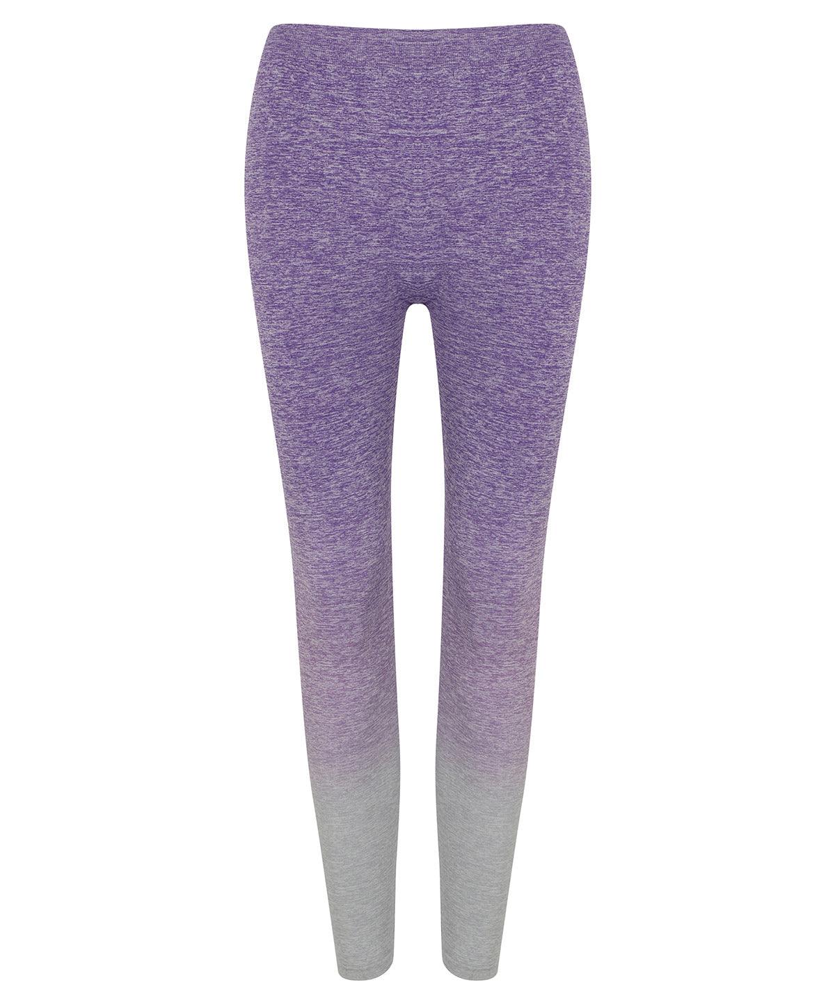 Purple/Light Grey Marl - Women's seamless fade out leggings Leggings Tombo Activewear & Performance, Athleisurewear, Fashion Leggings, Leggings, Must Haves, On-Trend Activewear, Sports & Leisure, Trousers & Shorts, Women's Fashion Schoolwear Centres