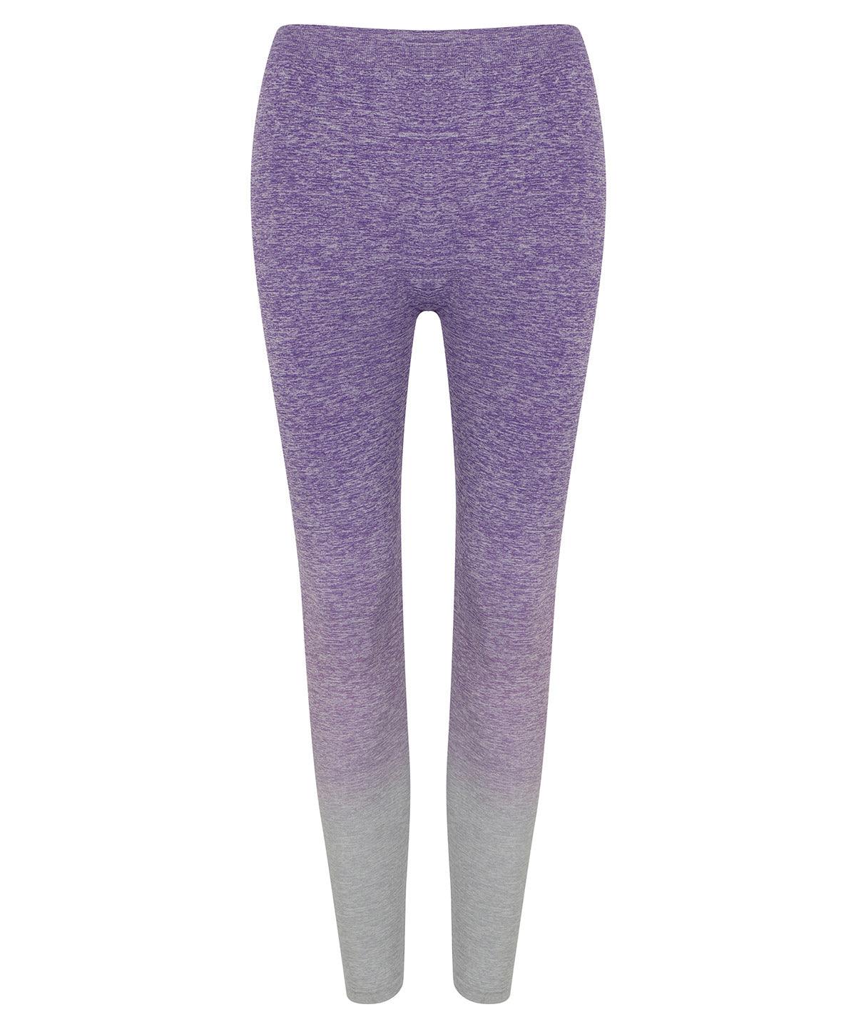 Purple/Light Grey Marl - Women's seamless fade out leggings Leggings Tombo Activewear & Performance, Athleisurewear, Fashion Leggings, Leggings, Must Haves, On-Trend Activewear, Sports & Leisure, Trousers & Shorts, Women's Fashion Schoolwear Centres
