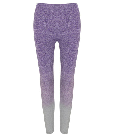 Purple/Light Grey Marl - Women's seamless fade out leggings Leggings Tombo Activewear & Performance, Athleisurewear, Fashion Leggings, Leggings, Must Haves, On-Trend Activewear, Sports & Leisure, Trousers & Shorts, Women's Fashion Schoolwear Centres