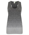 Dark Grey/Light Grey Marl - Women's seamless fade out vest Vests Tombo Activewear & Performance, Athleisurewear, On-Trend Activewear, Sports & Leisure Schoolwear Centres