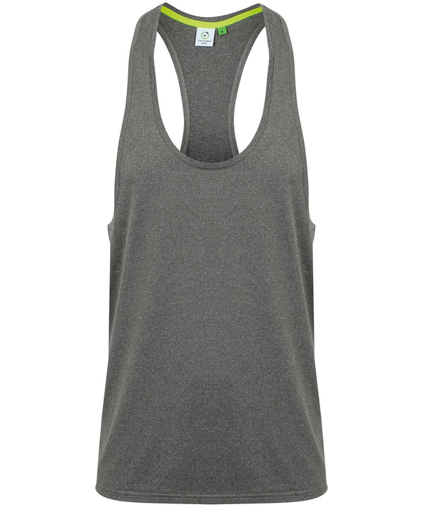 Grey Marl - Muscle vest Vests Tombo Athleisurewear, Rebrandable, Sports & Leisure, T-Shirts & Vests Schoolwear Centres