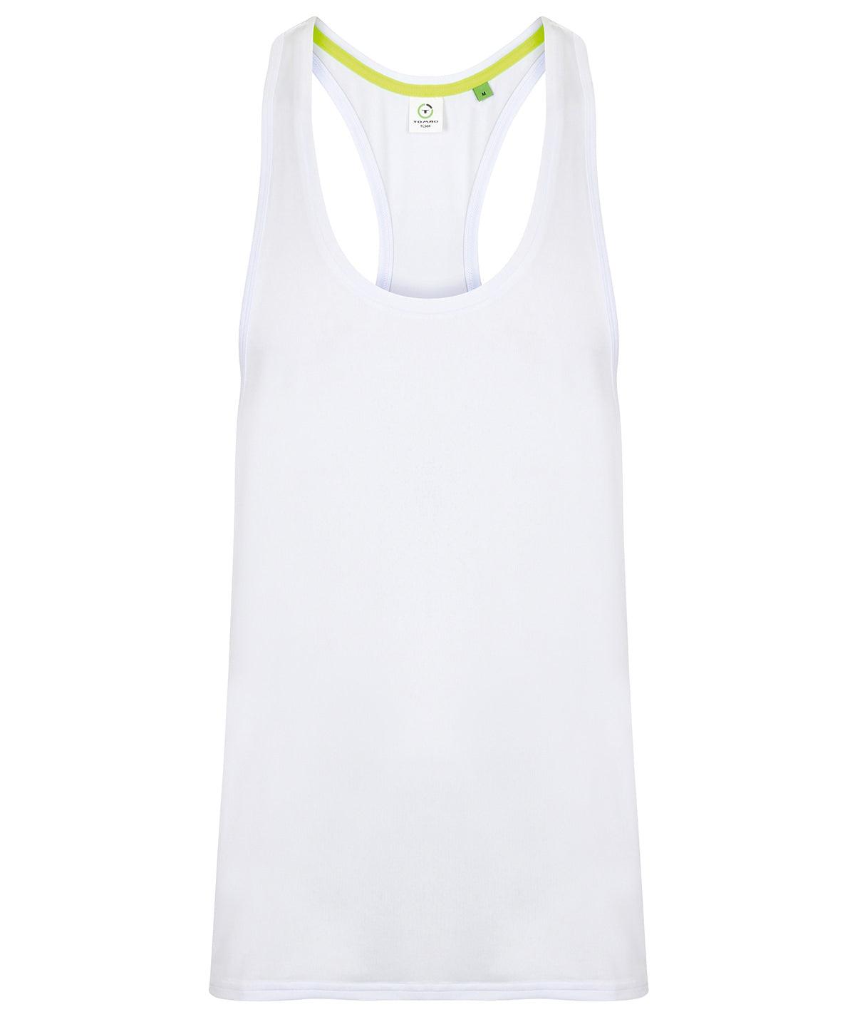 White - Muscle vest Vests Tombo Athleisurewear, Rebrandable, Sports & Leisure, T-Shirts & Vests Schoolwear Centres