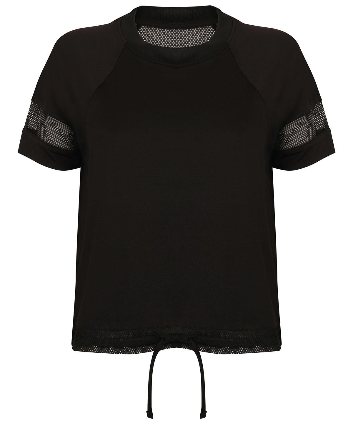 Black - Women's over T T-Shirts Tombo Athleisurewear, Luxe Streetwear, On-Trend Activewear, Oversized, Rebrandable, Sports & Leisure, Street Casual, T-Shirts & Vests, Women's Fashion Schoolwear Centres