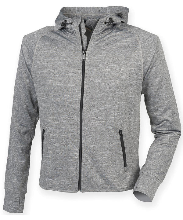Grey Marl - Women's hoodie with reflective tape Hoodies Tombo Athleisurewear, Hoodies, Must Haves, Sports & Leisure, Tracksuits Schoolwear Centres