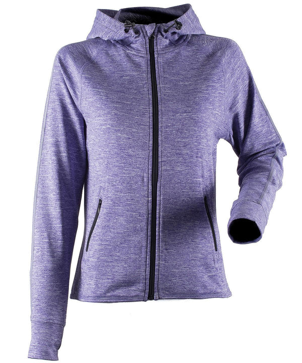 Purple Marl - Women's hoodie with reflective tape Hoodies Tombo Athleisurewear, Hoodies, Must Haves, Sports & Leisure, Tracksuits Schoolwear Centres