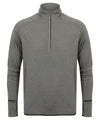 Grey Marl - Long-sleeved ¼ zip top Sports Overtops Tombo Activewear & Performance, Sports & Leisure Schoolwear Centres