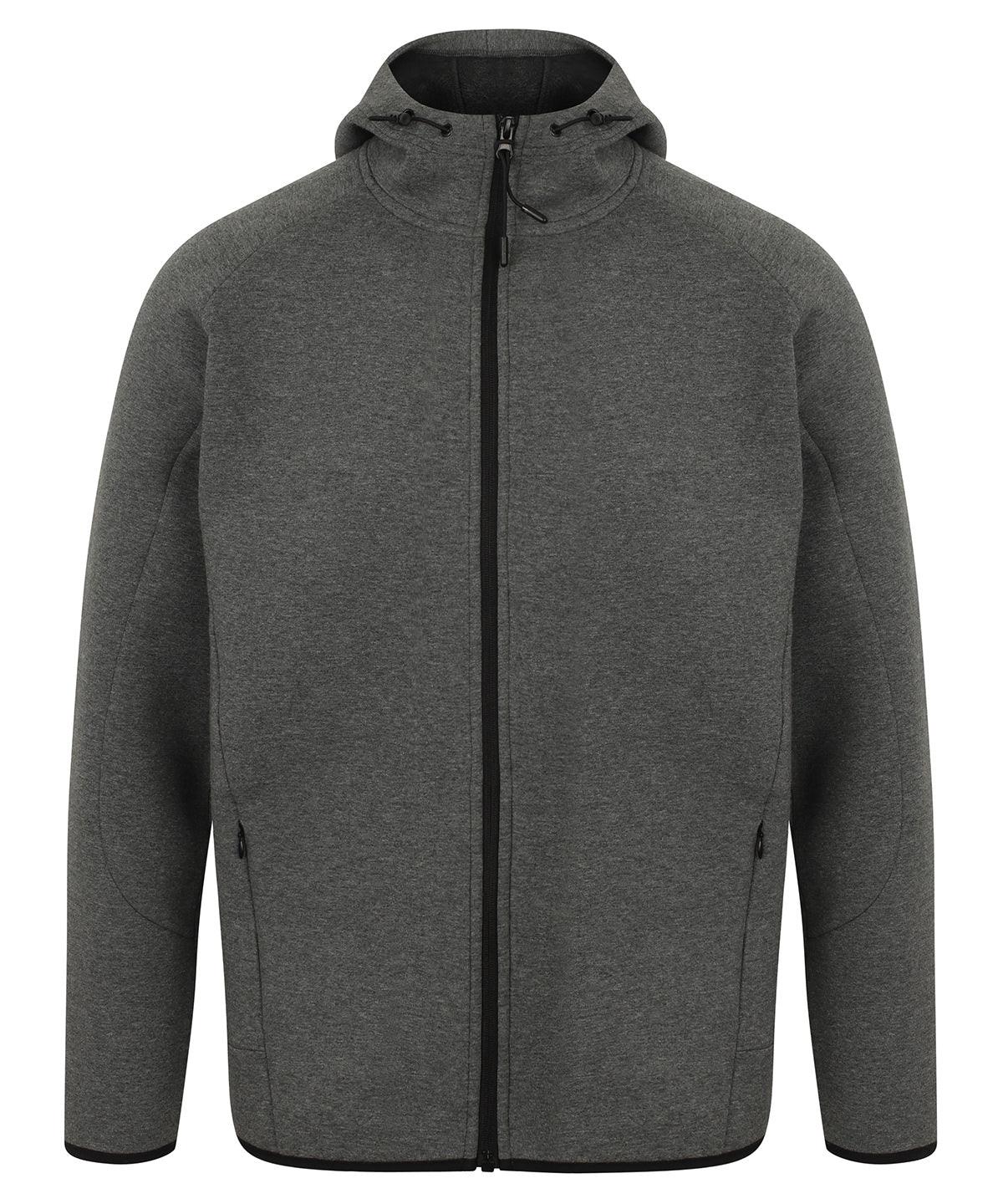 Dark Grey Marl - Active hoodie Hoodies Tombo Activewear & Performance, Sale, Sports & Leisure Schoolwear Centres