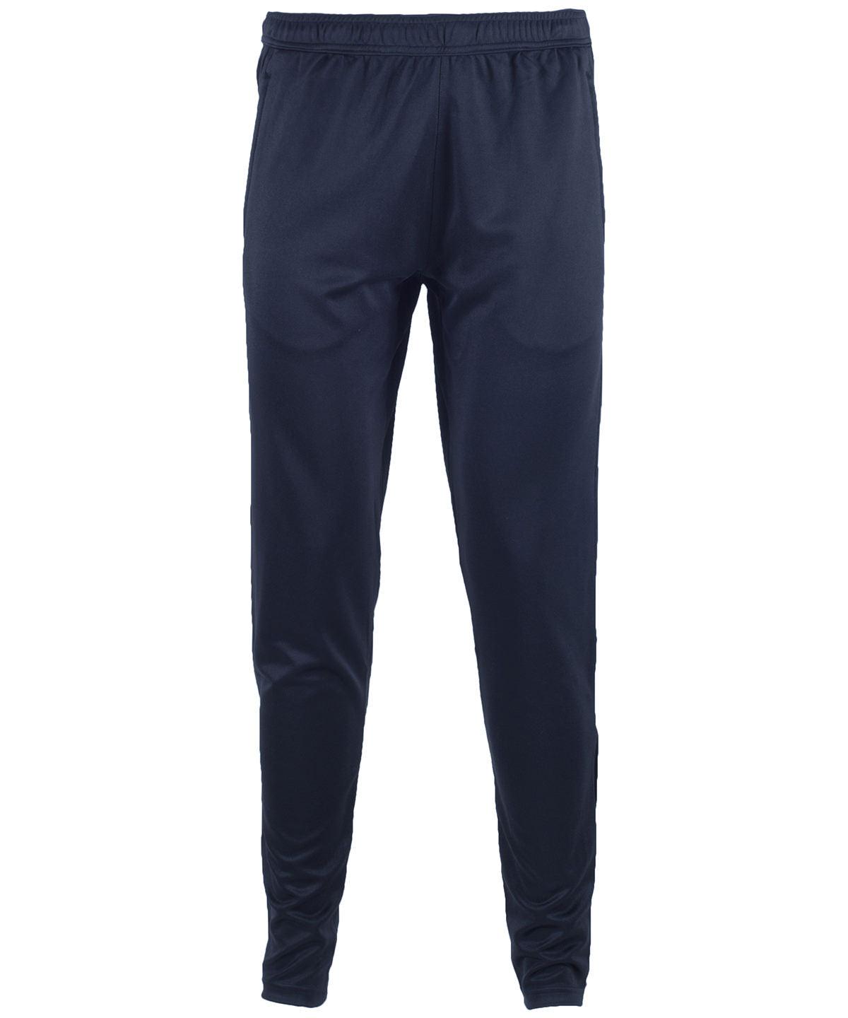 Navy - Slim leg training pants Trousers Tombo Activewear & Performance, Athleisurewear, Must Haves, Sports & Leisure, Street Casual, Tracksuits, Trousers & Shorts Schoolwear Centres