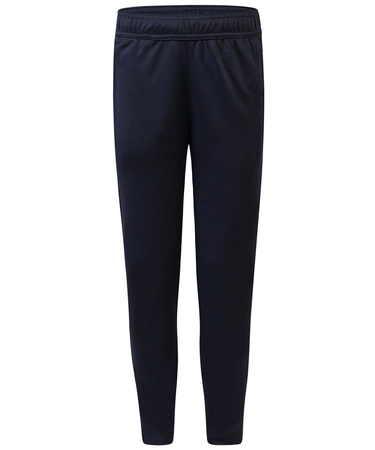 Navy - Kids slim leg training pant Trousers Tombo Activewear & Performance, Sports & Leisure Schoolwear Centres