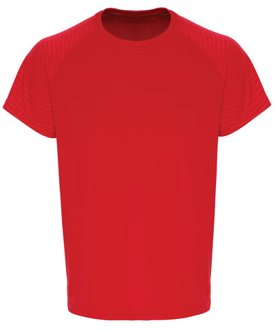 Fire Red - TriDri® embossed sleeve t-shirt T-Shirts TriDri® Activewear & Performance, Exclusives, Must Haves, Plus Sizes, Raladeal - Recently Added, Rebrandable, Sports & Leisure, T-Shirts & Vests, UPF Protection Schoolwear Centres