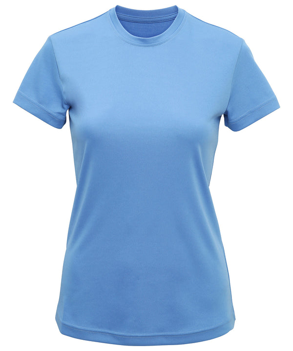 Cornflower - Women's TriDri® performance t-shirt T-Shirts TriDri® Activewear & Performance, Athleisurewear, Back to the Gym, Exclusives, Gymwear, Hyperbrights and Neons, Must Haves, New Colours For 2022, Outdoor Sports, Rebrandable, Sports & Leisure, T-Shirts & Vests, Team Sportswear, UPF Protection Schoolwear Centres