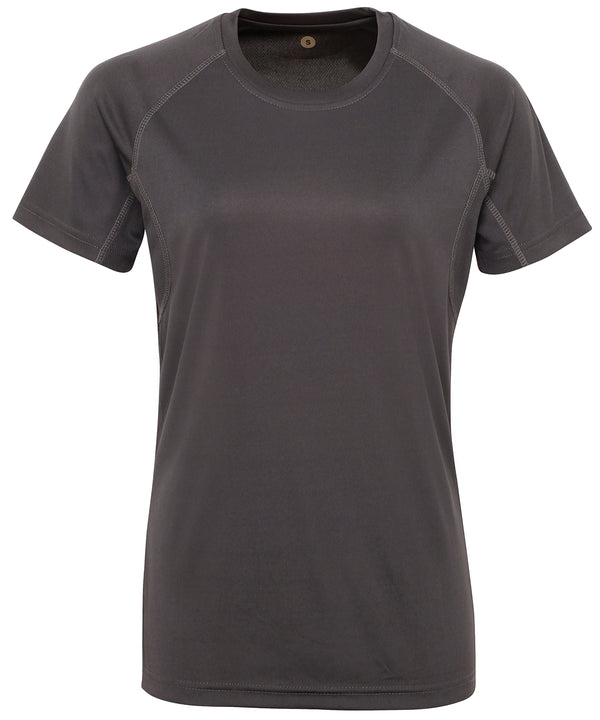 Charcoal - Women's TriDri® panelled tech tee T-Shirts TriDri® Activewear & Performance, Athleisurewear, Exclusives, Must Haves, Raladeal - Recently Added, Rebrandable, Sports & Leisure, T-Shirts & Vests, UPF Protection Schoolwear Centres