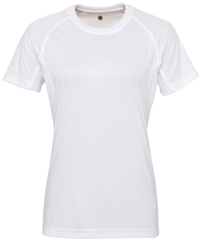 White - Women's TriDri® panelled tech tee T-Shirts TriDri® Activewear & Performance, Athleisurewear, Exclusives, Must Haves, Raladeal - Recently Added, Rebrandable, Sports & Leisure, T-Shirts & Vests, UPF Protection Schoolwear Centres
