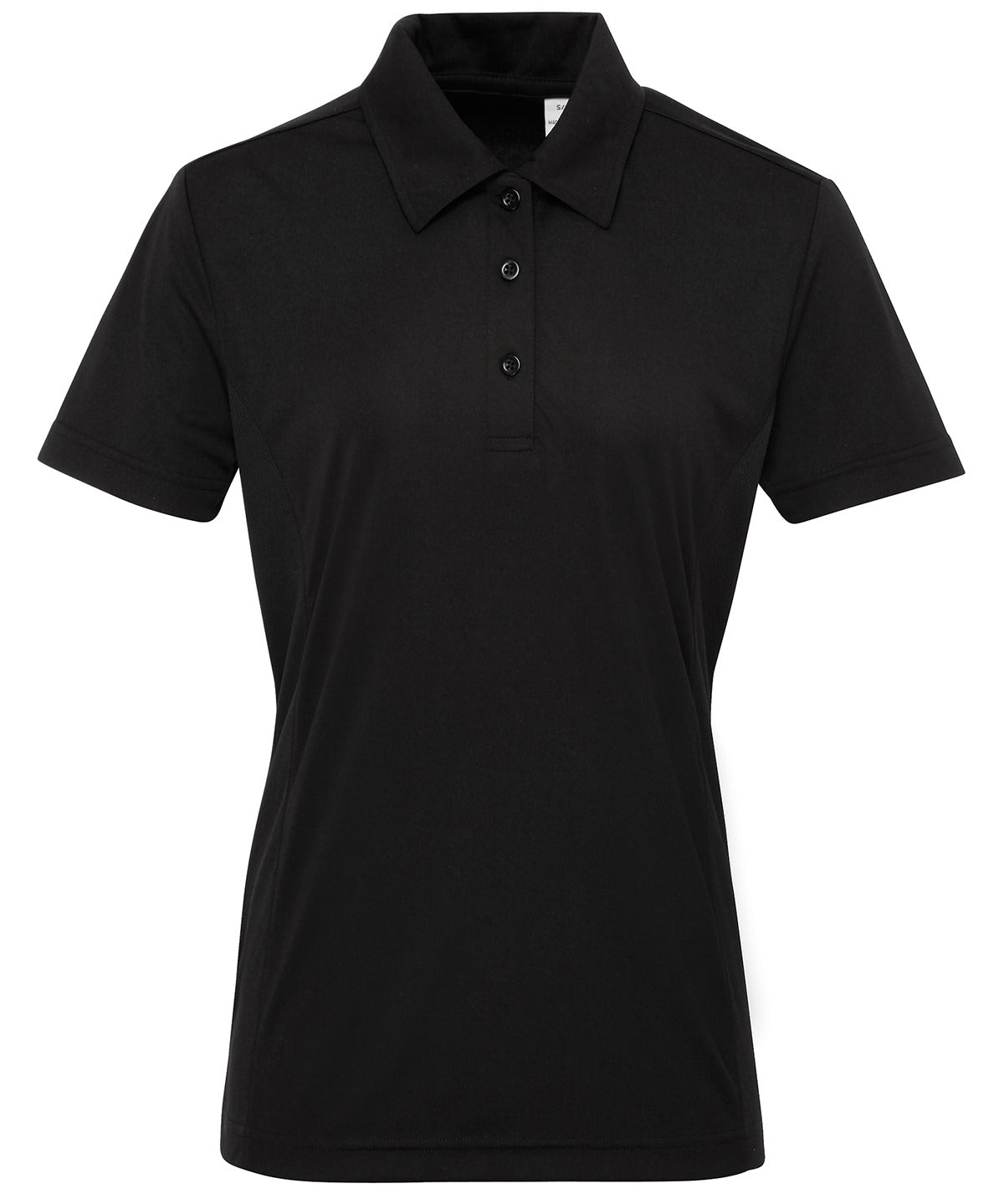 Black - Women's TriDri® panelled polo Polos TriDri® Activewear & Performance, Athleisurewear, Back to the Gym, Exclusives, Polos & Casual, Raladeal - Recently Added, Rebrandable, Sports & Leisure, UPF Protection Schoolwear Centres