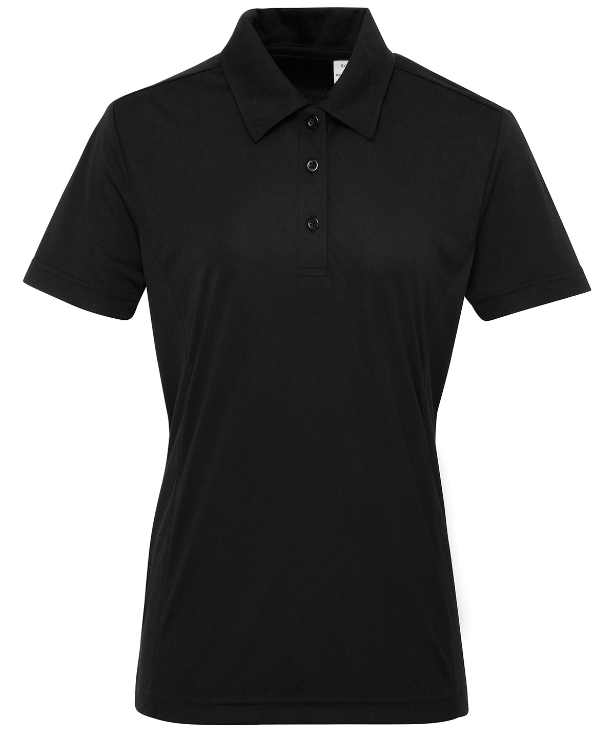 Black - Women's TriDri® panelled polo Polos TriDri® Activewear & Performance, Athleisurewear, Back to the Gym, Exclusives, Polos & Casual, Raladeal - Recently Added, Rebrandable, Sports & Leisure, UPF Protection Schoolwear Centres