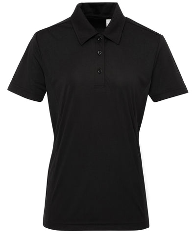 Black - Women's TriDri® panelled polo Polos TriDri® Activewear & Performance, Athleisurewear, Back to the Gym, Exclusives, Polos & Casual, Raladeal - Recently Added, Rebrandable, Sports & Leisure, UPF Protection Schoolwear Centres