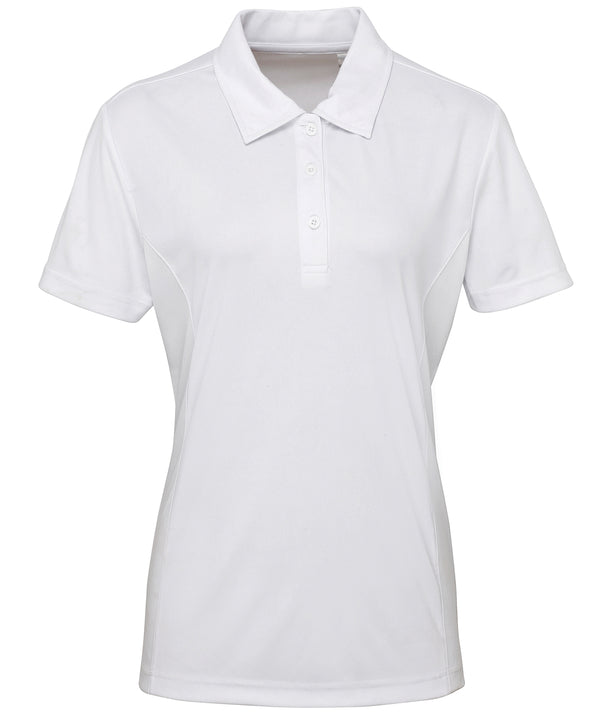White - Women's TriDri® panelled polo Polos TriDri® Activewear & Performance, Athleisurewear, Back to the Gym, Exclusives, Polos & Casual, Raladeal - Recently Added, Rebrandable, Sports & Leisure, UPF Protection Schoolwear Centres