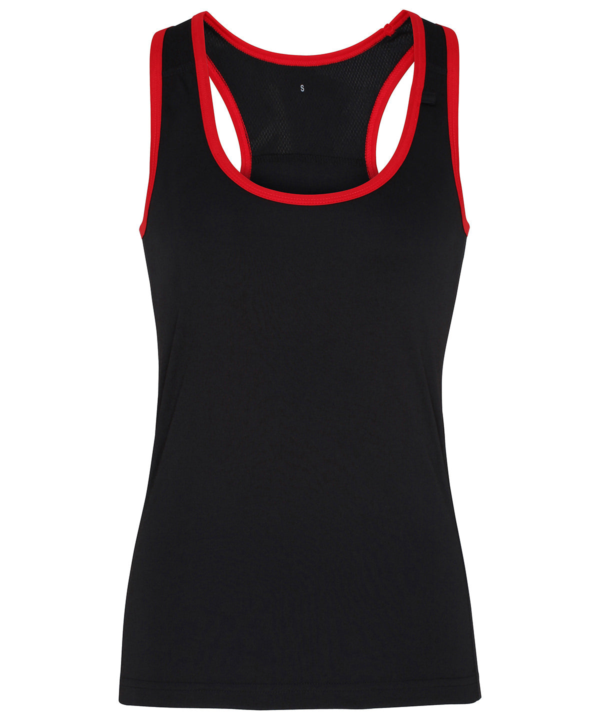 Black/Red - Women's TriDri® panelled fitness vest Vests TriDri® Activewear & Performance, Athleisurewear, Exclusives, Rebrandable, Sports & Leisure, T-Shirts & Vests Schoolwear Centres