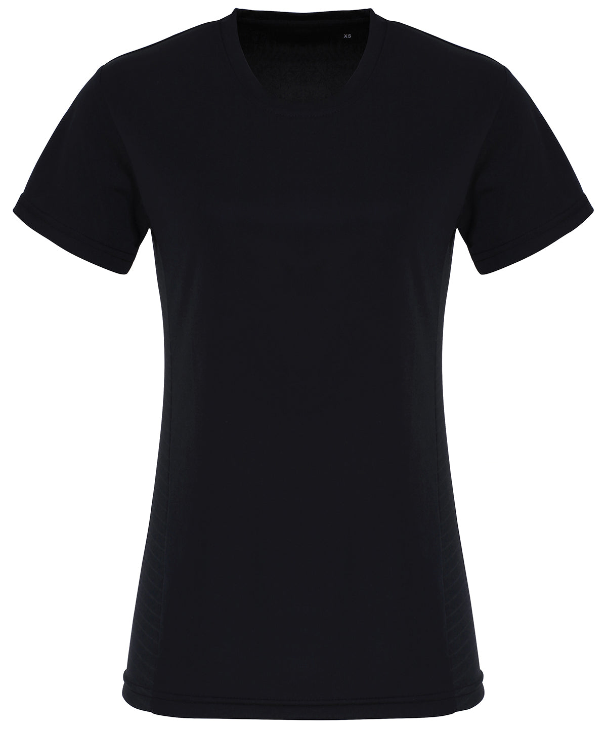 Black - Women's TriDri® embossed panel t-shirt T-Shirts TriDri® Activewear & Performance, Exclusives, Rebrandable, Sports & Leisure, T-Shirts & Vests, UPF Protection Schoolwear Centres