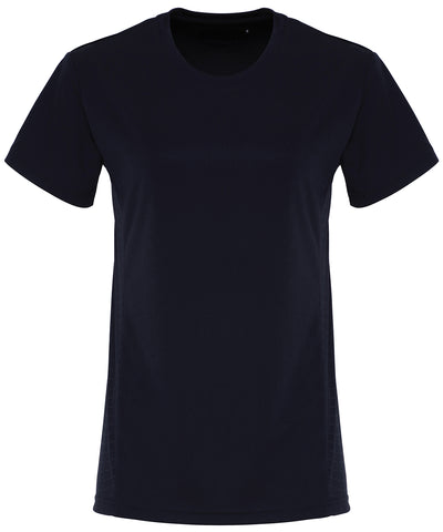French Navy - Women's TriDri® embossed panel t-shirt T-Shirts TriDri® Activewear & Performance, Exclusives, Rebrandable, Sports & Leisure, T-Shirts & Vests, UPF Protection Schoolwear Centres