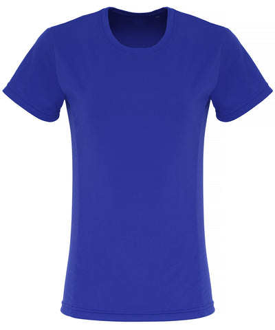 Royal - Women's TriDri® embossed panel t-shirt T-Shirts TriDri® Activewear & Performance, Exclusives, Rebrandable, Sports & Leisure, T-Shirts & Vests, UPF Protection Schoolwear Centres