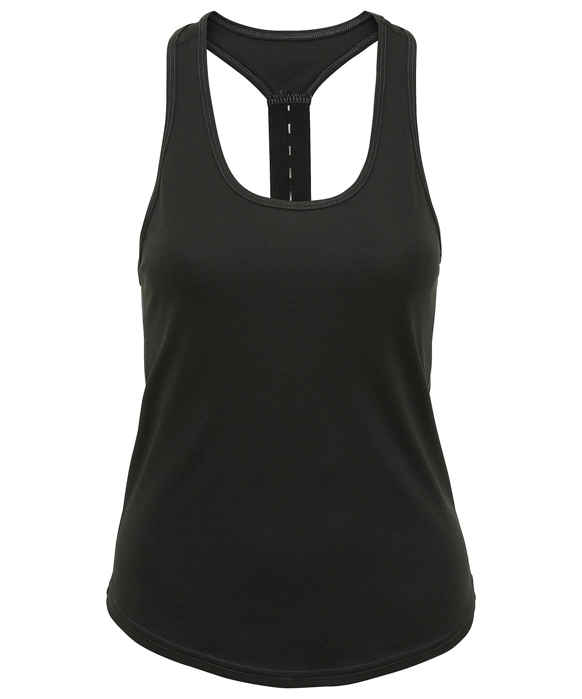 Charcoal - Women's TriDri® performance strap back vest Vests TriDri® Activewear & Performance, Athleisurewear, Back to the Gym, Exclusives, Must Haves, New Colours For 2022, Rebrandable, Sports & Leisure, T-Shirts & Vests, Team Sportswear Schoolwear Centres