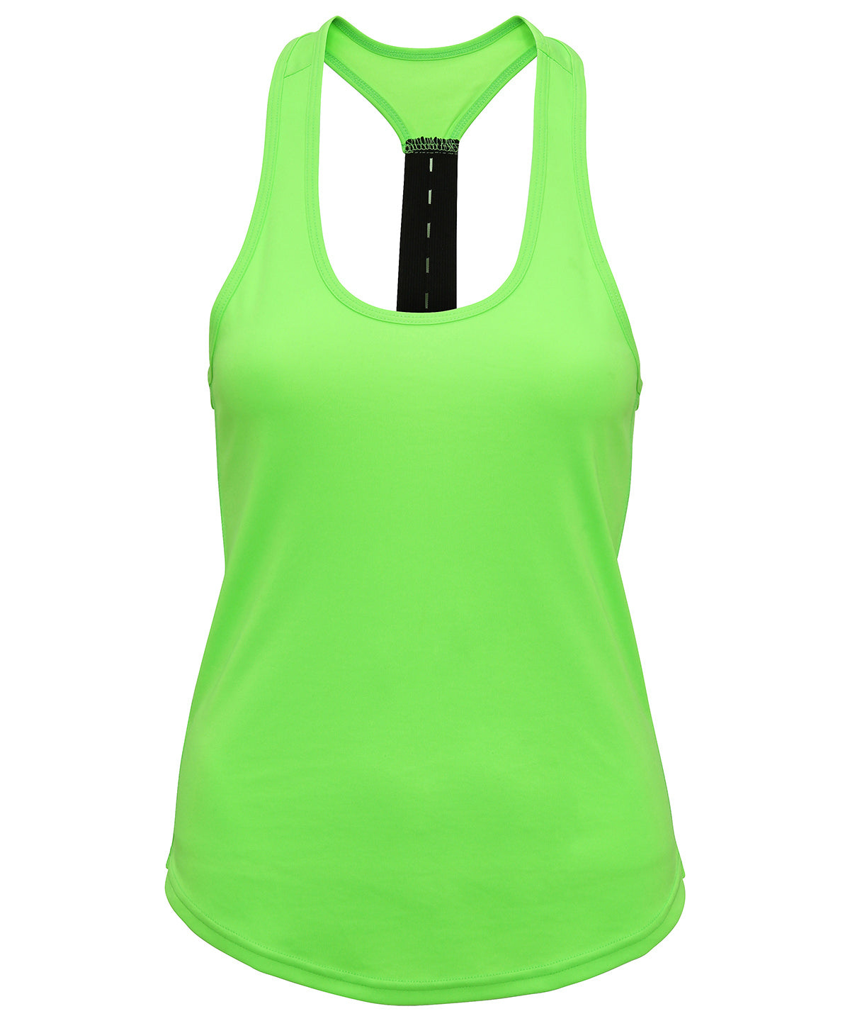 Lightning Green - Women's TriDri® performance strap back vest Vests TriDri® Activewear & Performance, Athleisurewear, Back to the Gym, Exclusives, Must Haves, New Colours For 2022, Rebrandable, Sports & Leisure, T-Shirts & Vests, Team Sportswear Schoolwear Centres