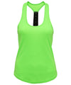 Lightning Green - Women's TriDri® performance strap back vest Vests TriDri® Activewear & Performance, Athleisurewear, Back to the Gym, Exclusives, Must Haves, New Colours For 2022, Rebrandable, Sports & Leisure, T-Shirts & Vests, Team Sportswear Schoolwear Centres