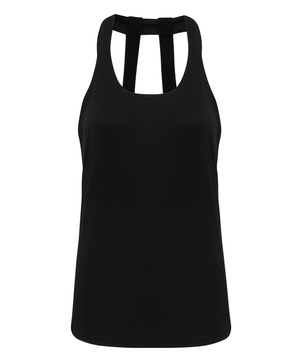 Black - Women's TriDri® double strap back vest Vests TriDri® Activewear & Performance, Back to the Gym, Exclusives, Must Haves, Sports & Leisure, T-Shirts & Vests, Team Sportswear, Women's Fashion Schoolwear Centres