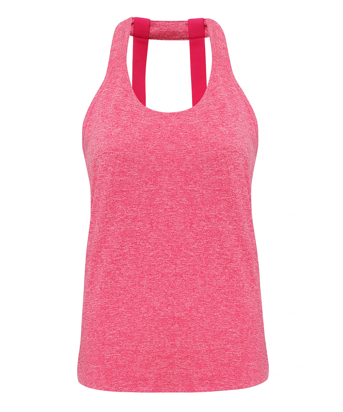 Hot Pink Melange - Women's TriDri® double strap back vest Vests TriDri® Activewear & Performance, Back to the Gym, Exclusives, Must Haves, Sports & Leisure, T-Shirts & Vests, Team Sportswear, Women's Fashion Schoolwear Centres