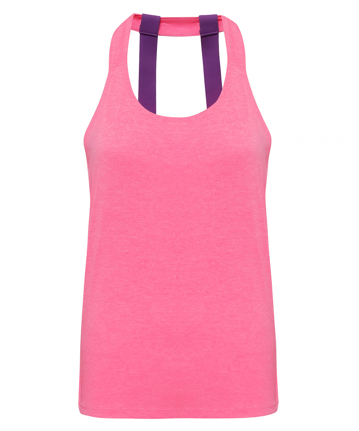 Lightning Pink Melange - Women's TriDri® double strap back vest Vests TriDri® Activewear & Performance, Back to the Gym, Exclusives, Must Haves, Sports & Leisure, T-Shirts & Vests, Team Sportswear, Women's Fashion Schoolwear Centres