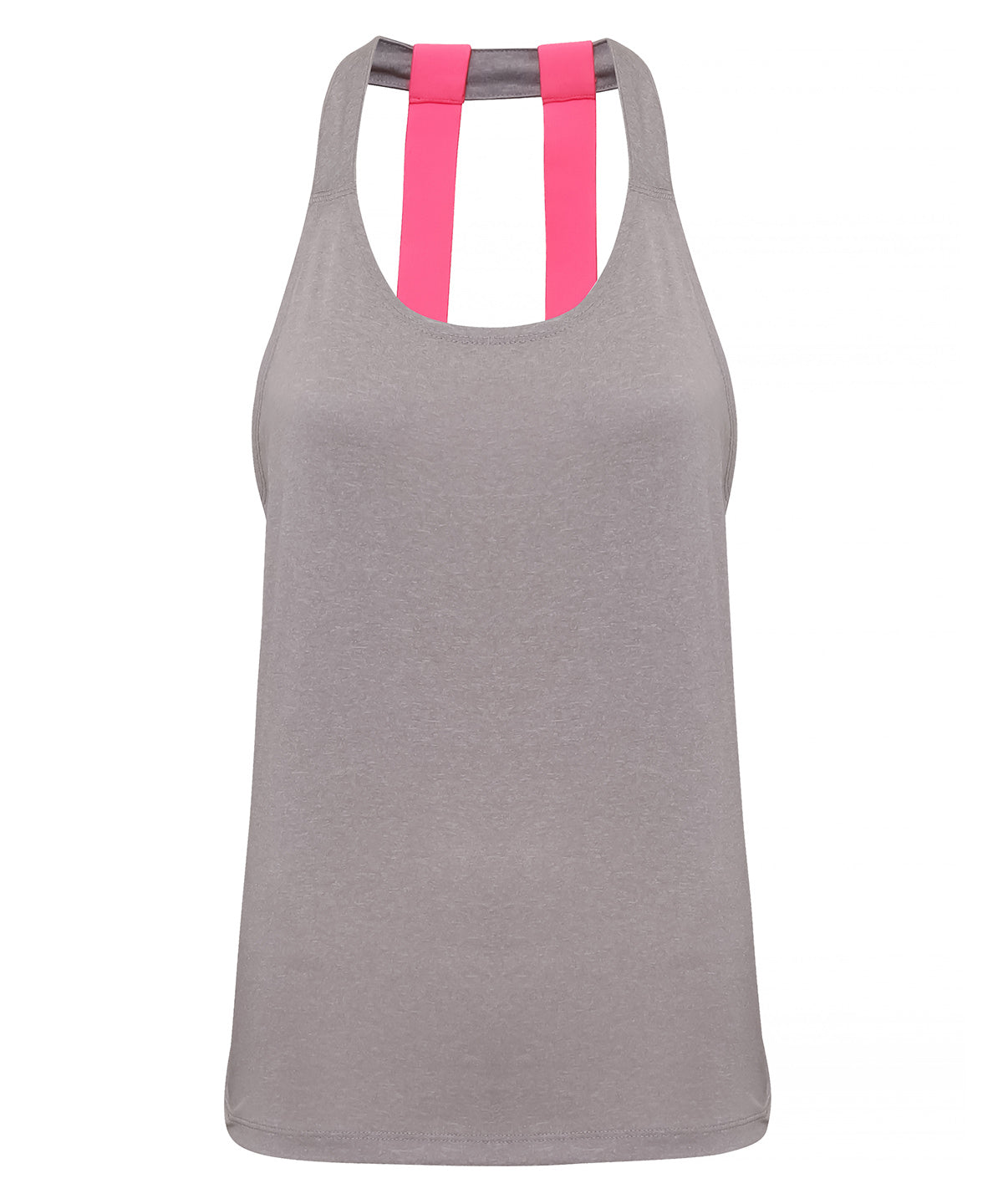 Silver Melange - Women's TriDri® double strap back vest Vests TriDri® Activewear & Performance, Back to the Gym, Exclusives, Must Haves, Sports & Leisure, T-Shirts & Vests, Team Sportswear, Women's Fashion Schoolwear Centres