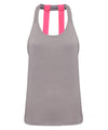 Silver Melange - Women's TriDri® double strap back vest Vests TriDri® Activewear & Performance, Back to the Gym, Exclusives, Must Haves, Sports & Leisure, T-Shirts & Vests, Team Sportswear, Women's Fashion Schoolwear Centres