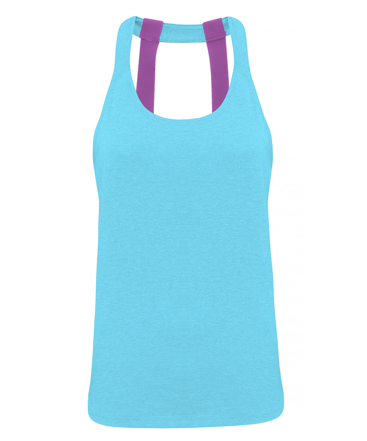 Turquoise Melange - Women's TriDri® double strap back vest Vests TriDri® Activewear & Performance, Back to the Gym, Exclusives, Must Haves, Sports & Leisure, T-Shirts & Vests, Team Sportswear, Women's Fashion Schoolwear Centres