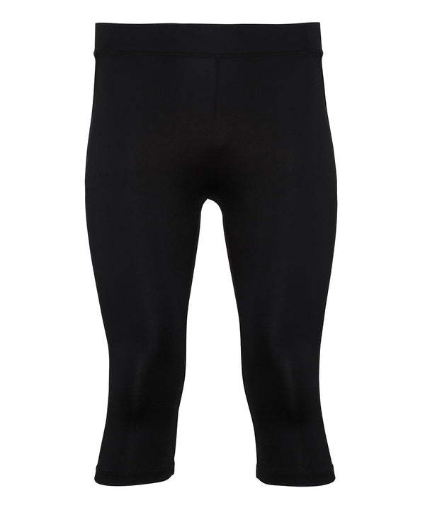 Black - Women's TriDri® capri fitness leggings Leggings TriDri® Activewear & Performance, Exclusives, Leggings, Raladeal - Recently Added, Rebrandable, Sports & Leisure, Trousers & Shorts, UPF Protection Schoolwear Centres