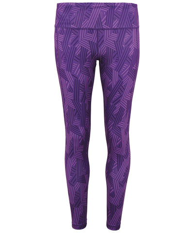 Purple - Women's TriDri® performance crossline leggings full-length Leggings TriDri® Activewear & Performance, Exclusives, Leggings, Sports & Leisure, Trousers & Shorts, Women's Fashion Schoolwear Centres