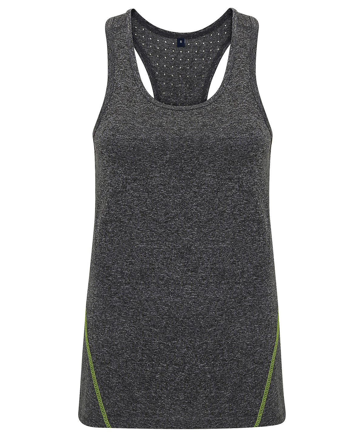 Black Melange - Women's TriDri® 'laser cut' vest Vests TriDri® Activewear & Performance, Exclusives, Sports & Leisure, T-Shirts & Vests, Women's Fashion Schoolwear Centres