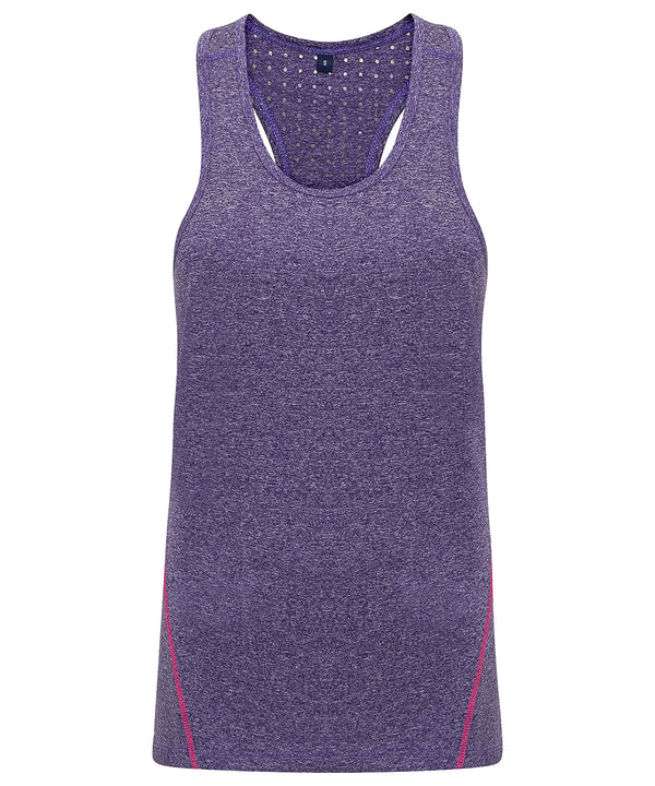 Purple Melange - Women's TriDri® 'laser cut' vest Vests TriDri® Activewear & Performance, Exclusives, Sports & Leisure, T-Shirts & Vests, Women's Fashion Schoolwear Centres