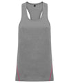 Silver Melange - Women's TriDri® 'laser cut' vest Vests TriDri® Activewear & Performance, Exclusives, Sports & Leisure, T-Shirts & Vests, Women's Fashion Schoolwear Centres
