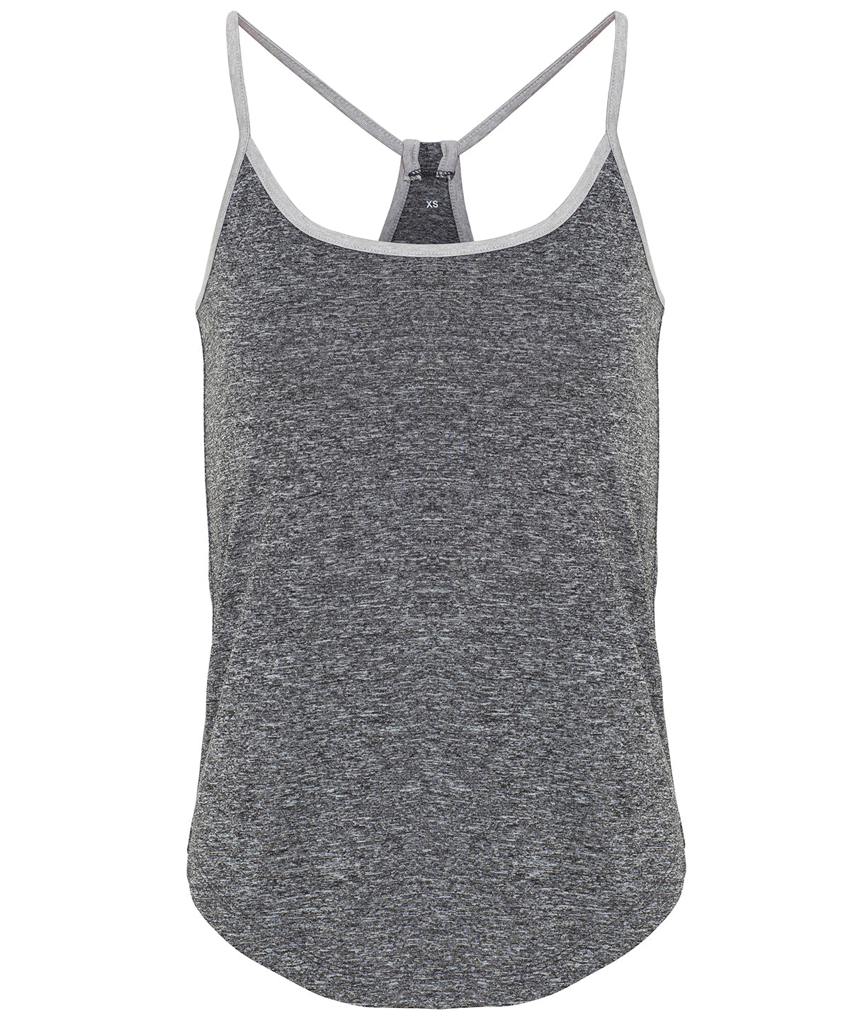 Black Melange/Silver Melange - Women's TriDri® yoga vest Vests TriDri® Activewear & Performance, Exclusives, Rebrandable, Sports & Leisure, T-Shirts & Vests, UPF Protection Schoolwear Centres