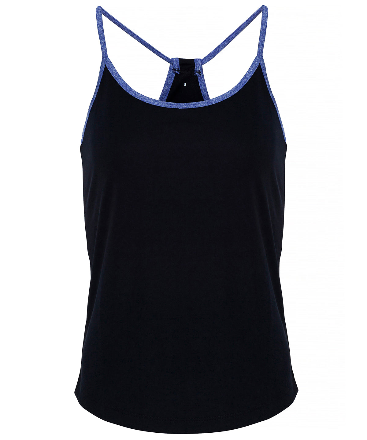 French Navy/Blue Melange - Women's TriDri® yoga vest Vests TriDri® Activewear & Performance, Exclusives, Rebrandable, Sports & Leisure, T-Shirts & Vests, UPF Protection Schoolwear Centres