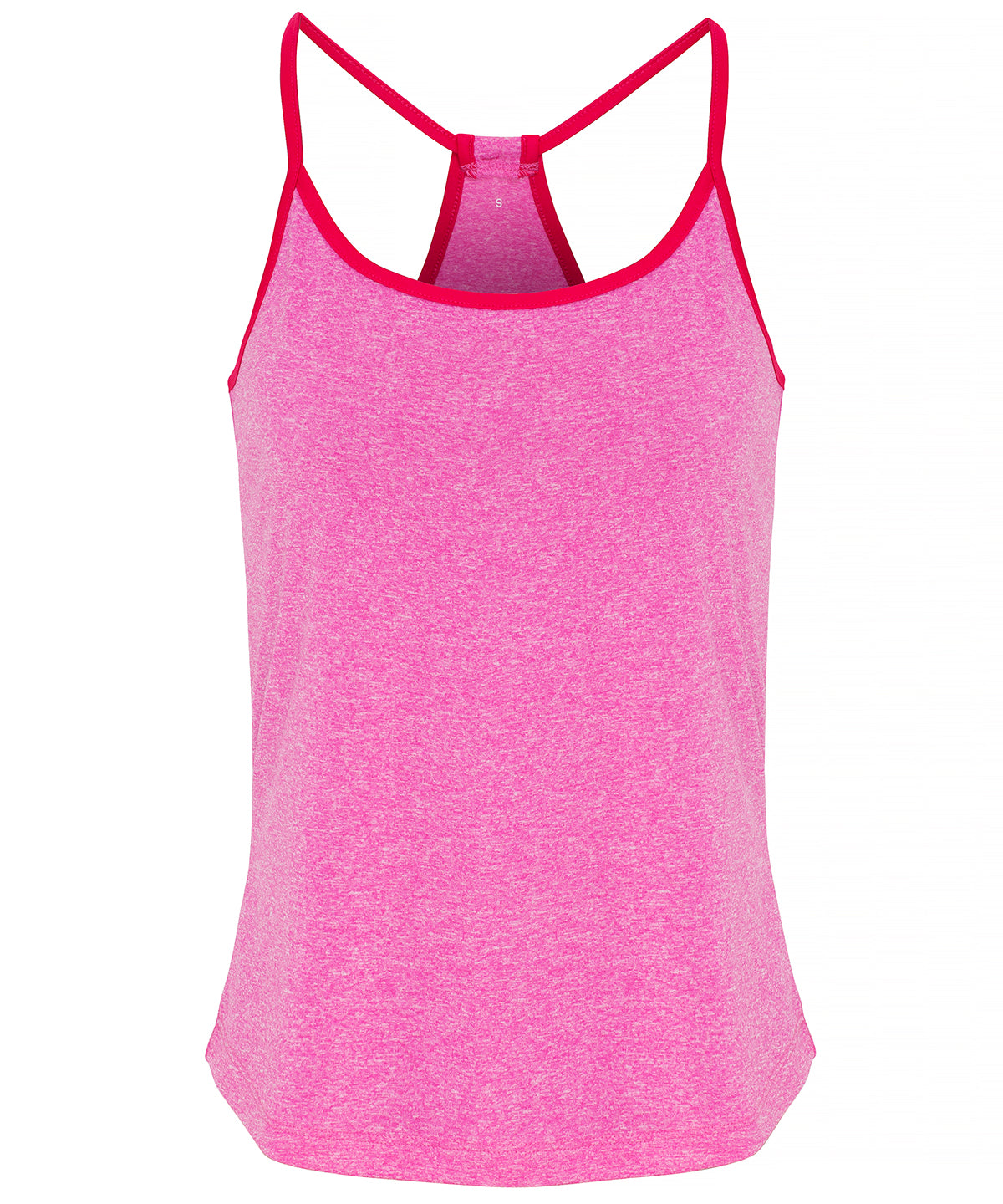 Pink Melange/Hot Pink - Women's TriDri® yoga vest Vests TriDri® Activewear & Performance, Exclusives, Rebrandable, Sports & Leisure, T-Shirts & Vests, UPF Protection Schoolwear Centres