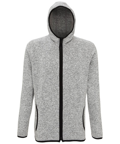 Heather Grey/Black Fleck - TriDri® Melange knit fleece jacket Jackets TriDri® Activewear & Performance, Athleisurewear, Exclusives, Jackets - Fleece, Must Haves, Outdoor Sports, Rebrandable, Sports & Leisure Schoolwear Centres